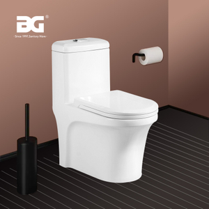 Novo design inovador de banheiro de porcelana louça sanitária cerâmica de uma peça S-trap vaso sanitário